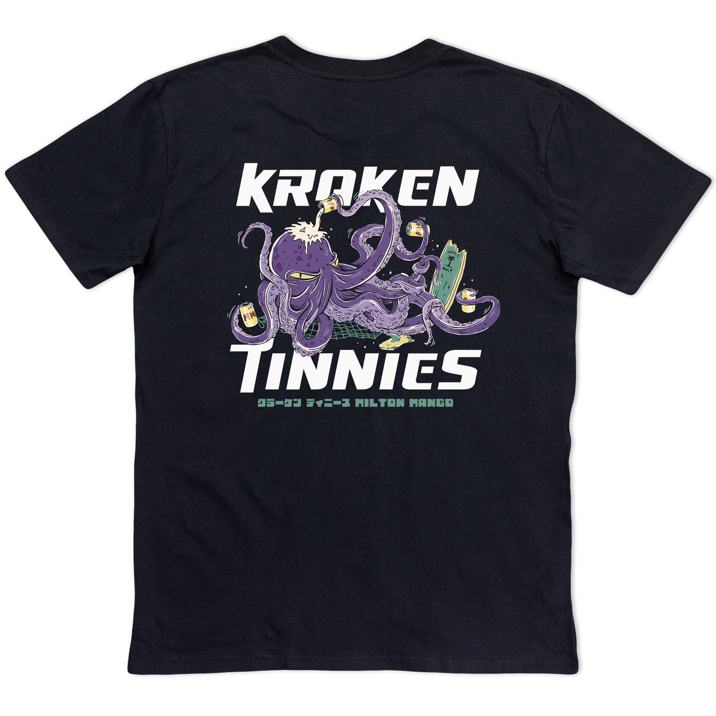 Kraken Tinnies Tee Black