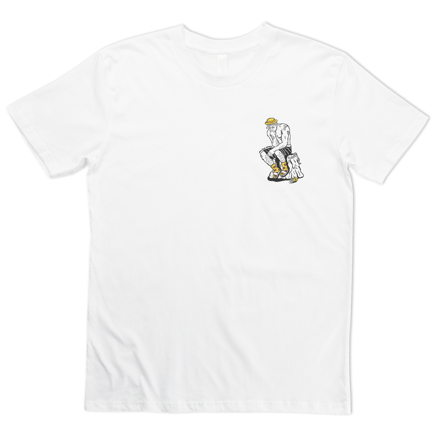The Drinker Tee White
