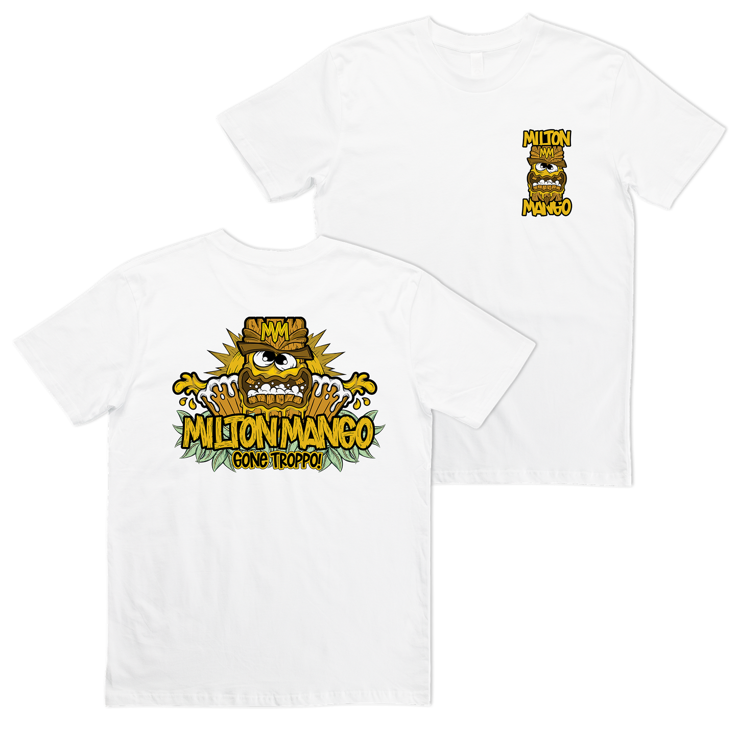 Gone Troppo Tee White