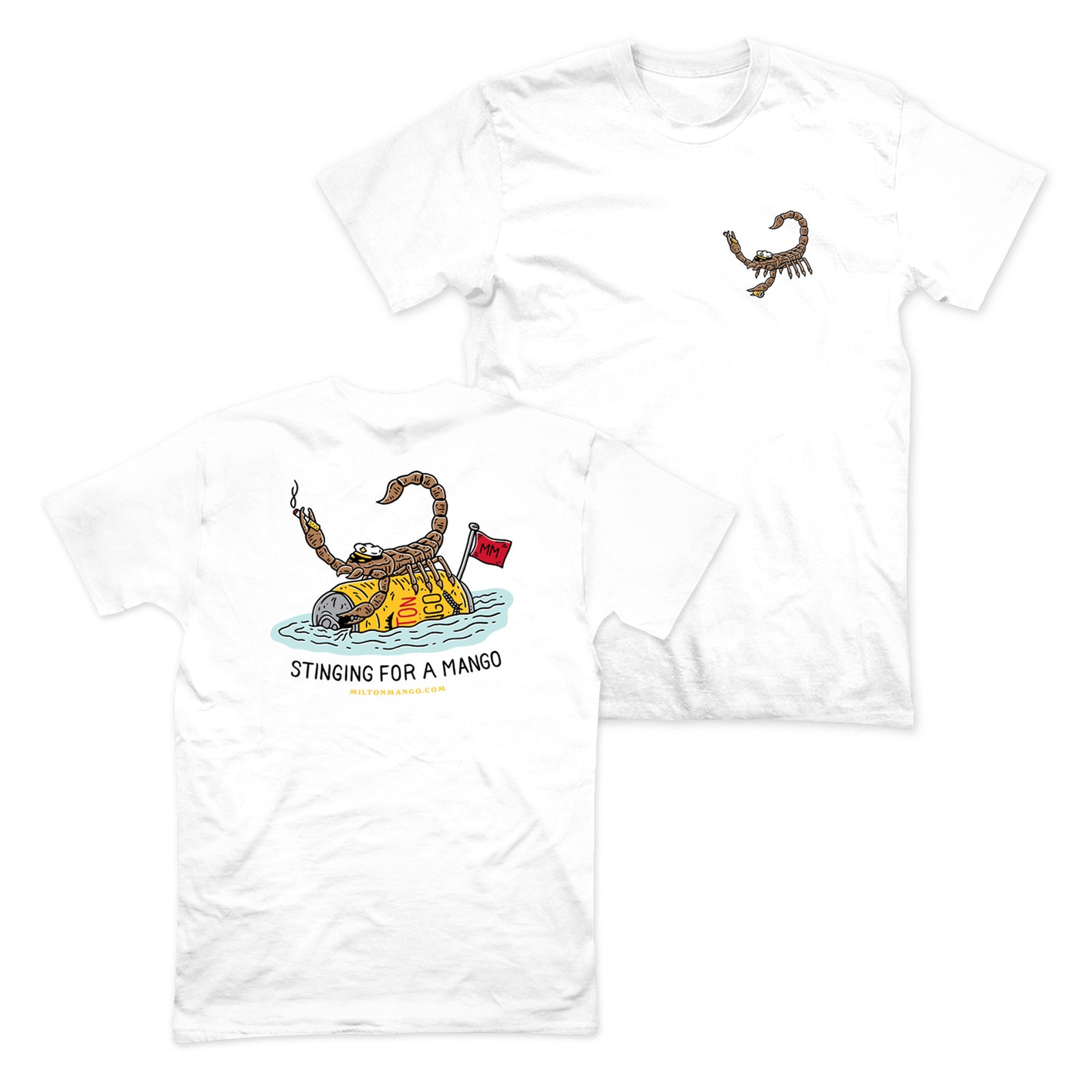 Stingin 2 Tee White