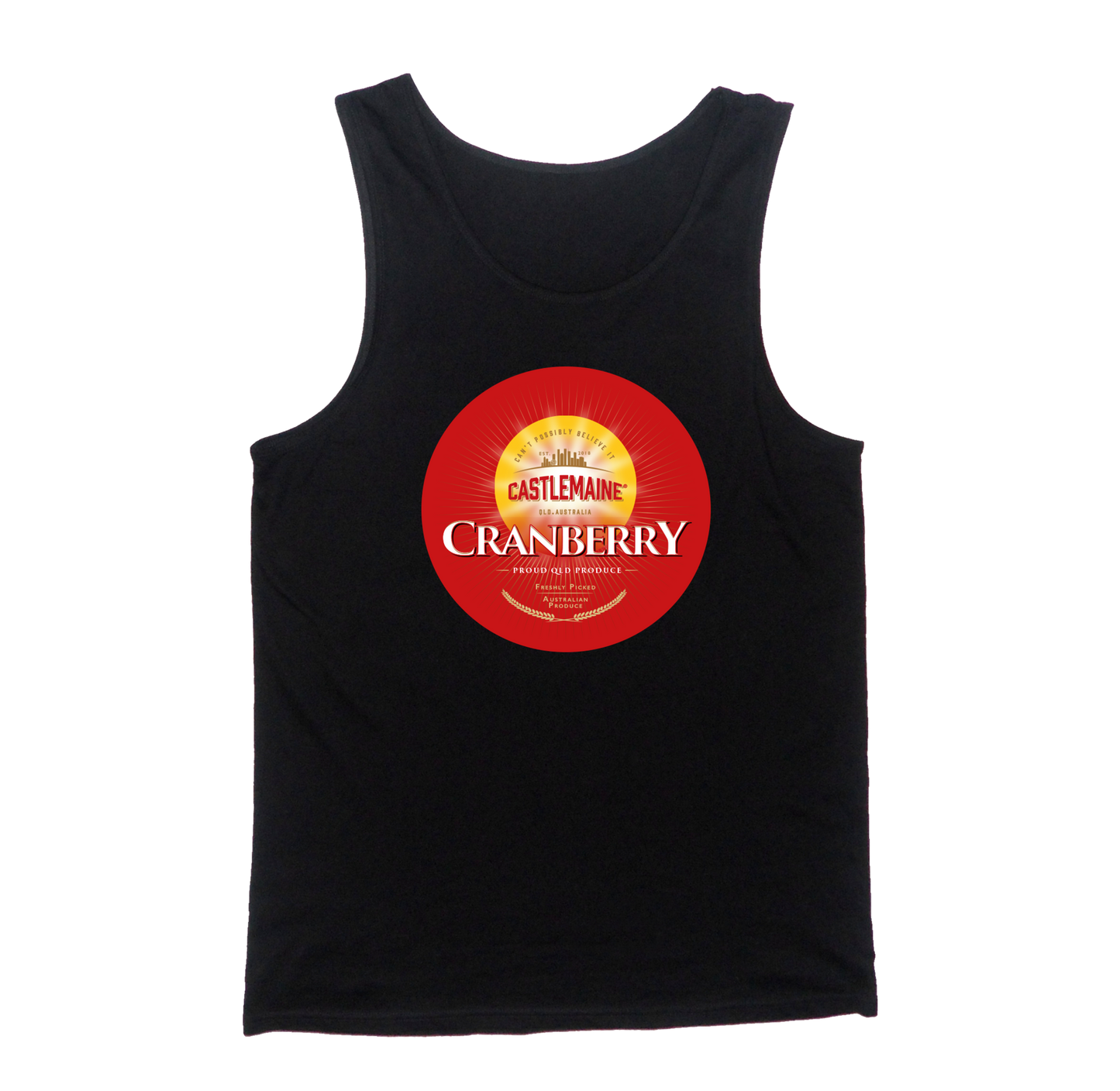 The Newmarket Singlet Black