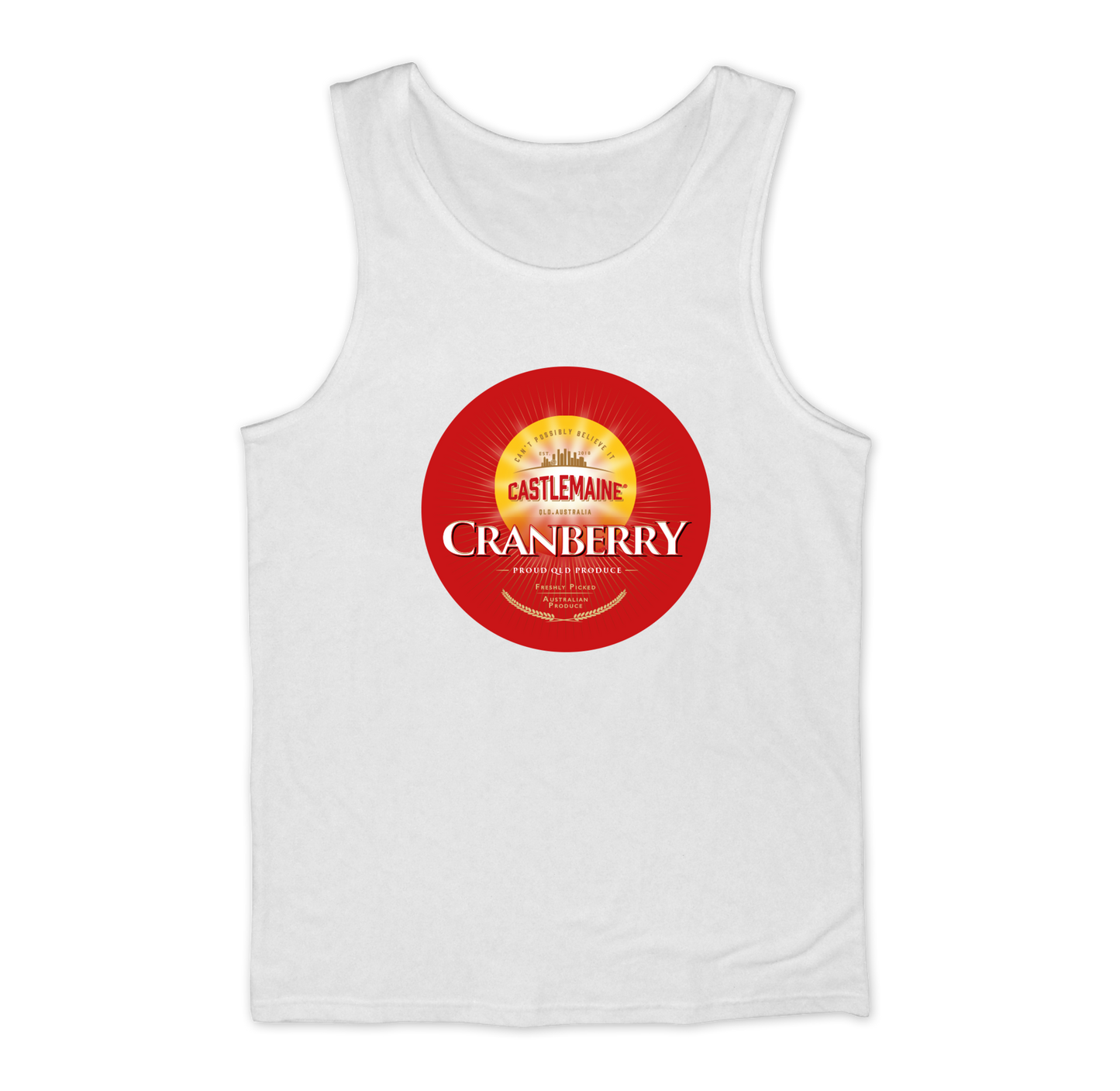 The Newmarket Singlet White
