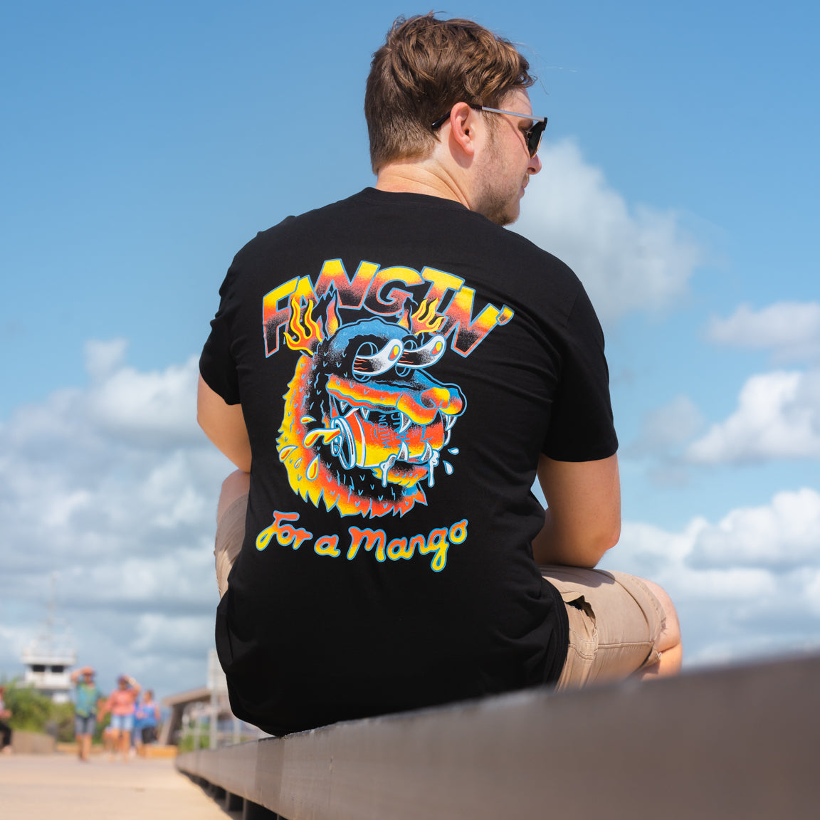 Fangin 4 Tee Black