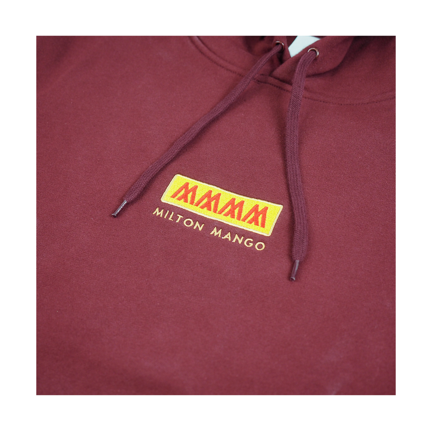 4XM Embroidered Hoodie Maroon