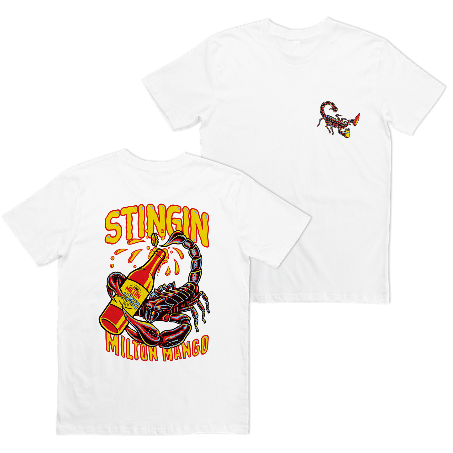 Stingin 3 Tee White