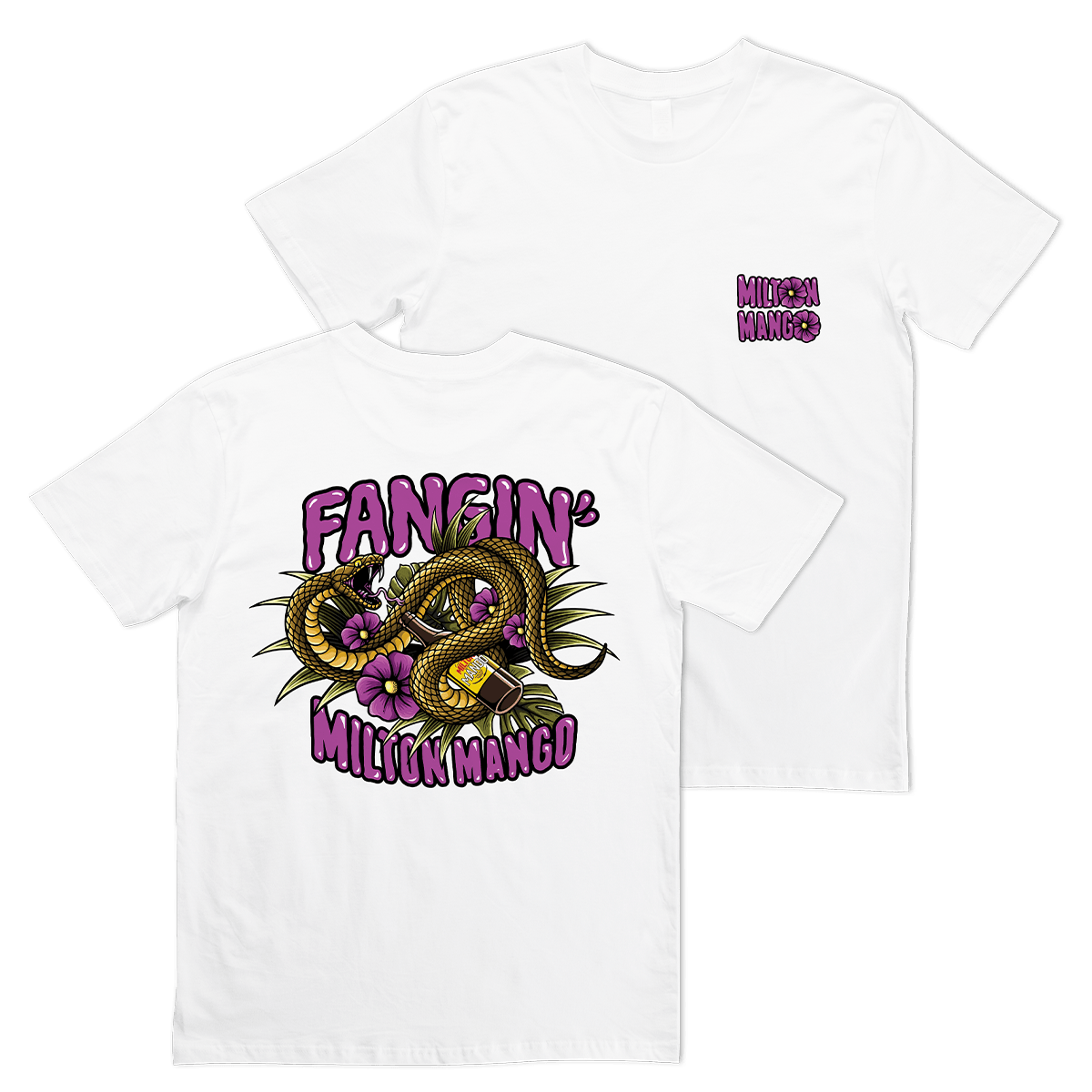 Fangin 3 Tee White