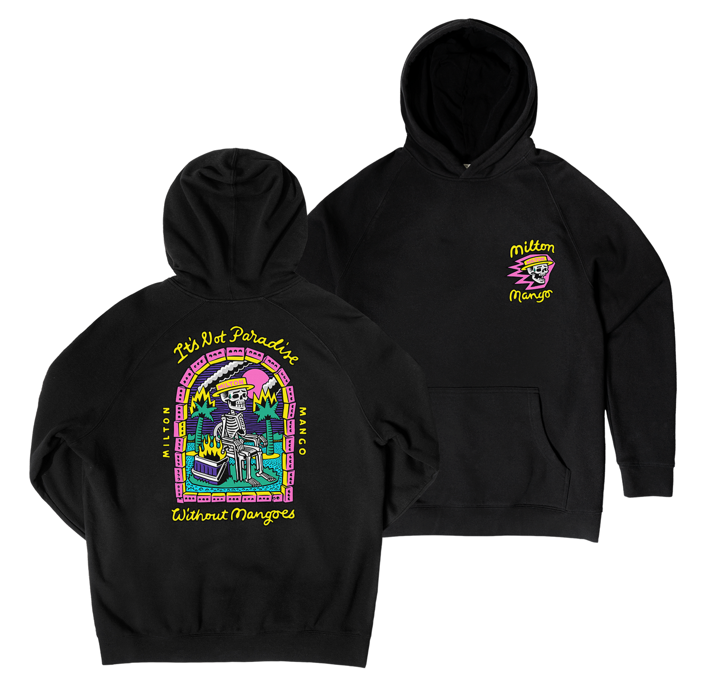 No Mangoes in Paradise Hoodie Grey