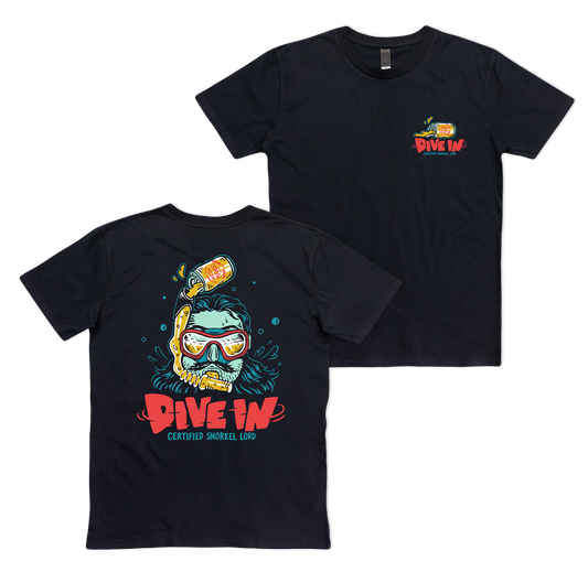 Dive In Tee Black