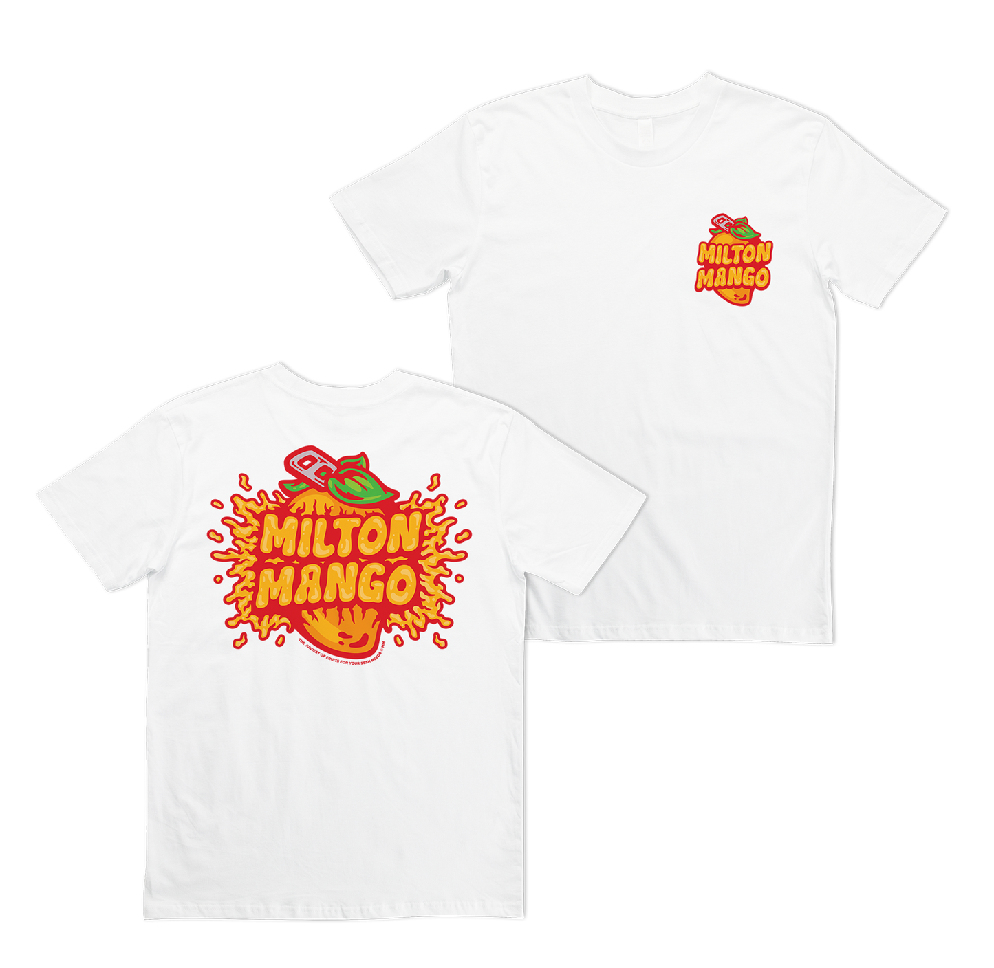 Juicy Fruit Tee White