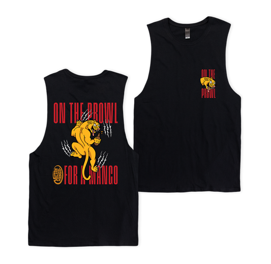 On The Prowl Muscle Tee Black