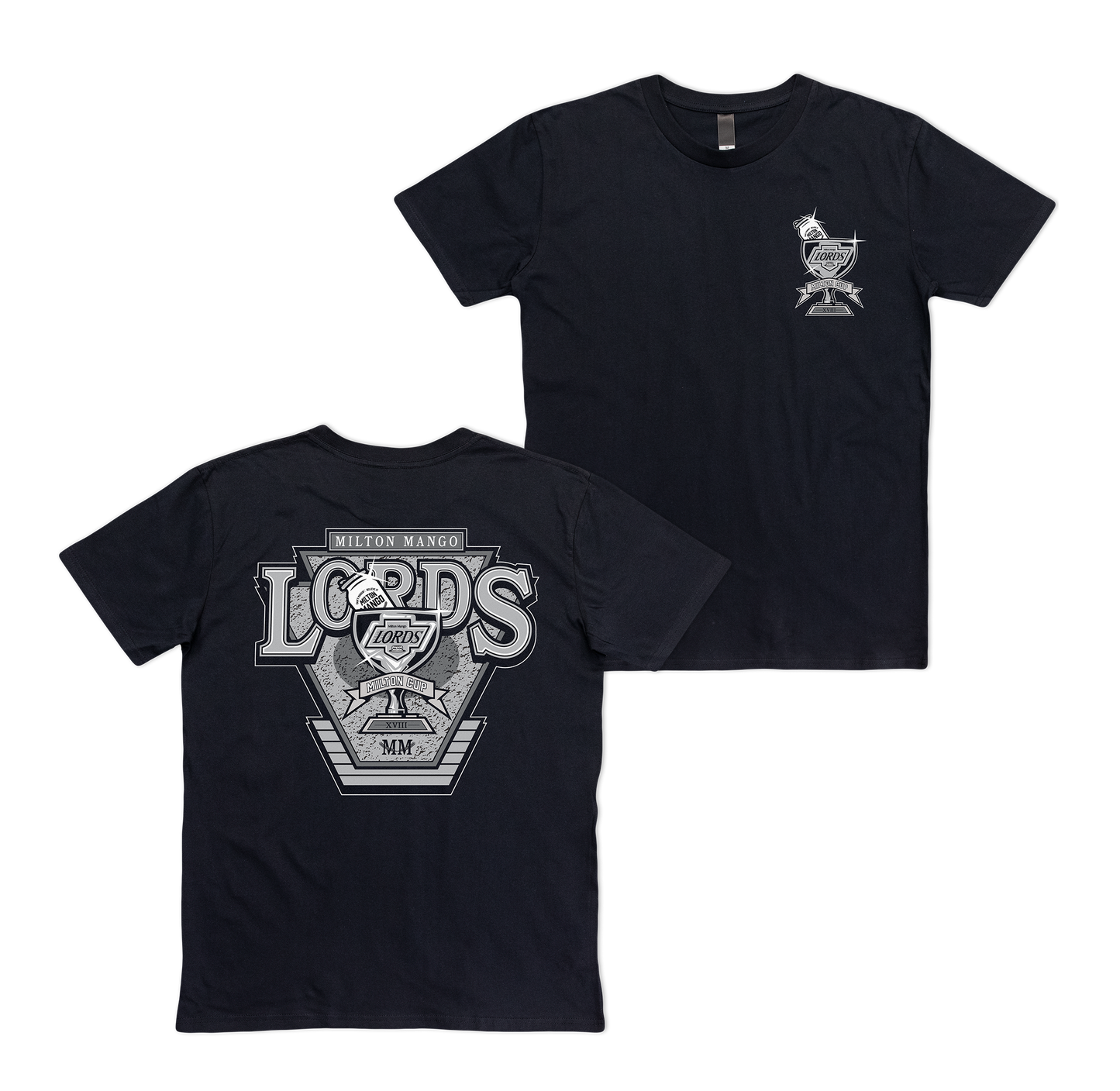 Milton Cup Tee Black