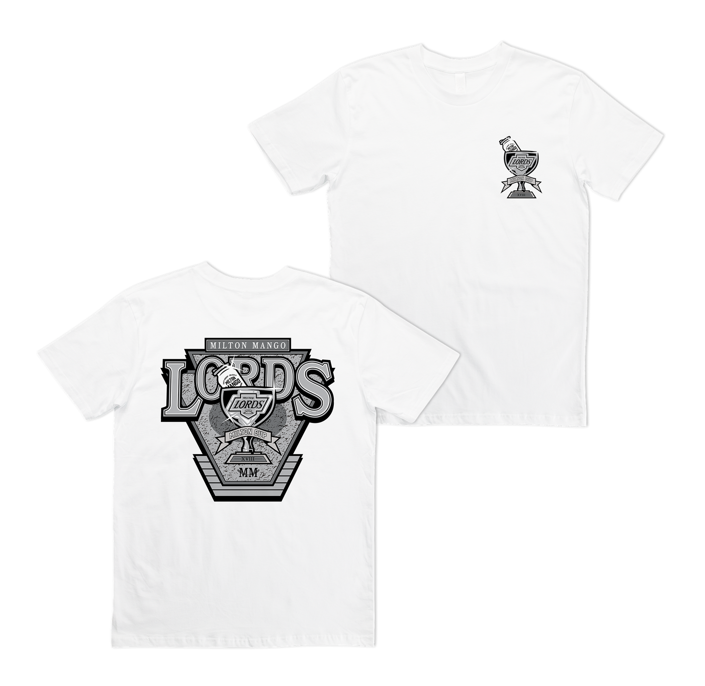 Milton Cup Tee White