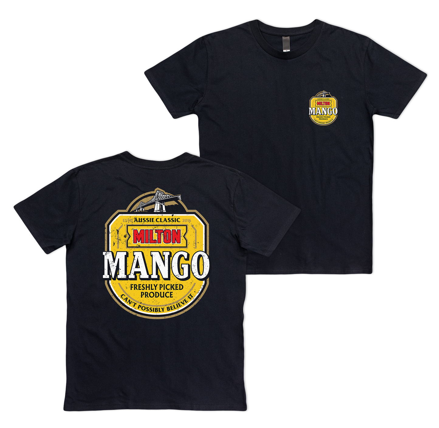 Milton Mango 2024 Tee Black