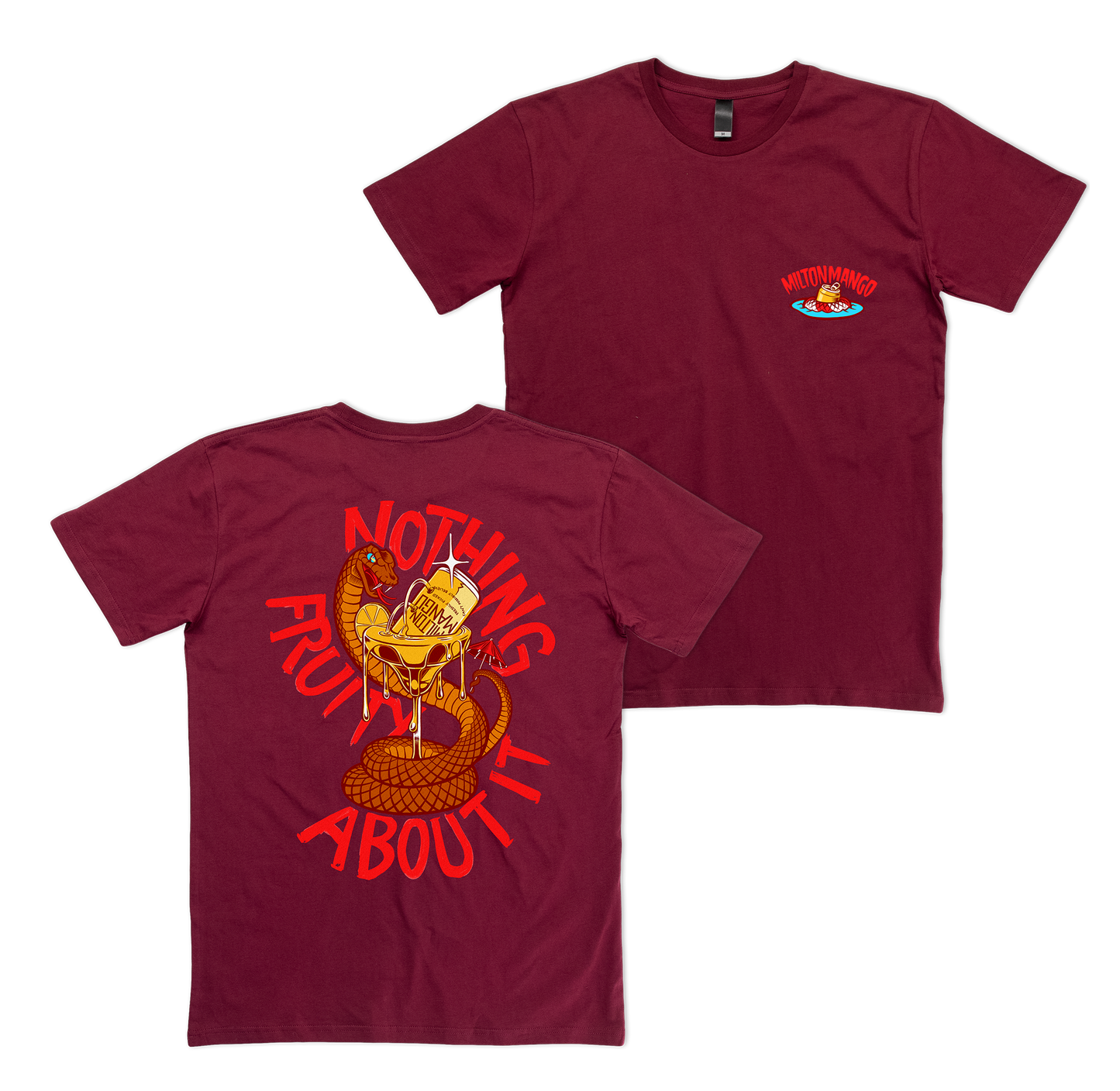 Nothin' Fruity About It Tee Burgundy