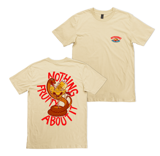 Nothin' Fruity About It Tee Tan