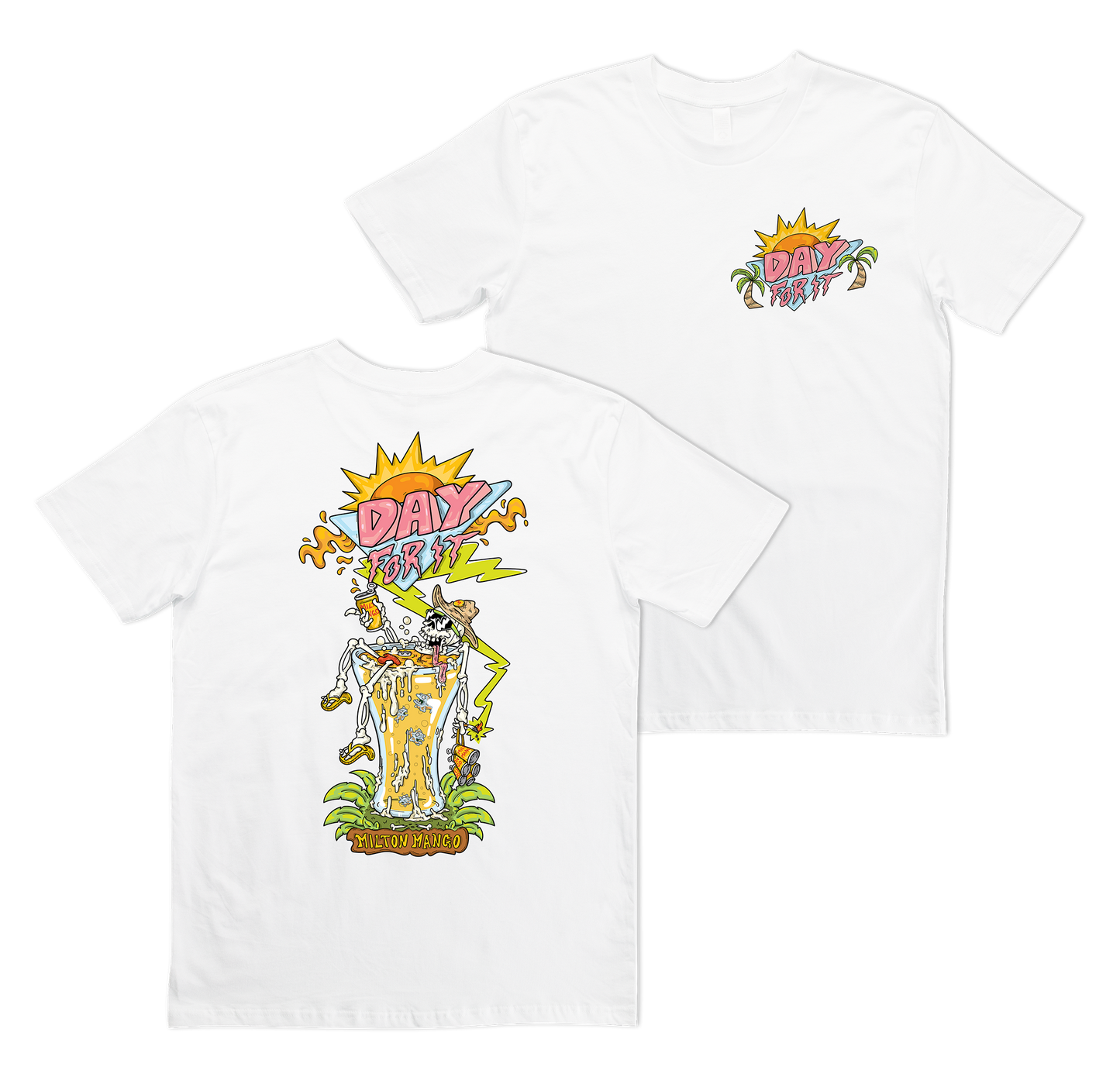 Day For It Tee White