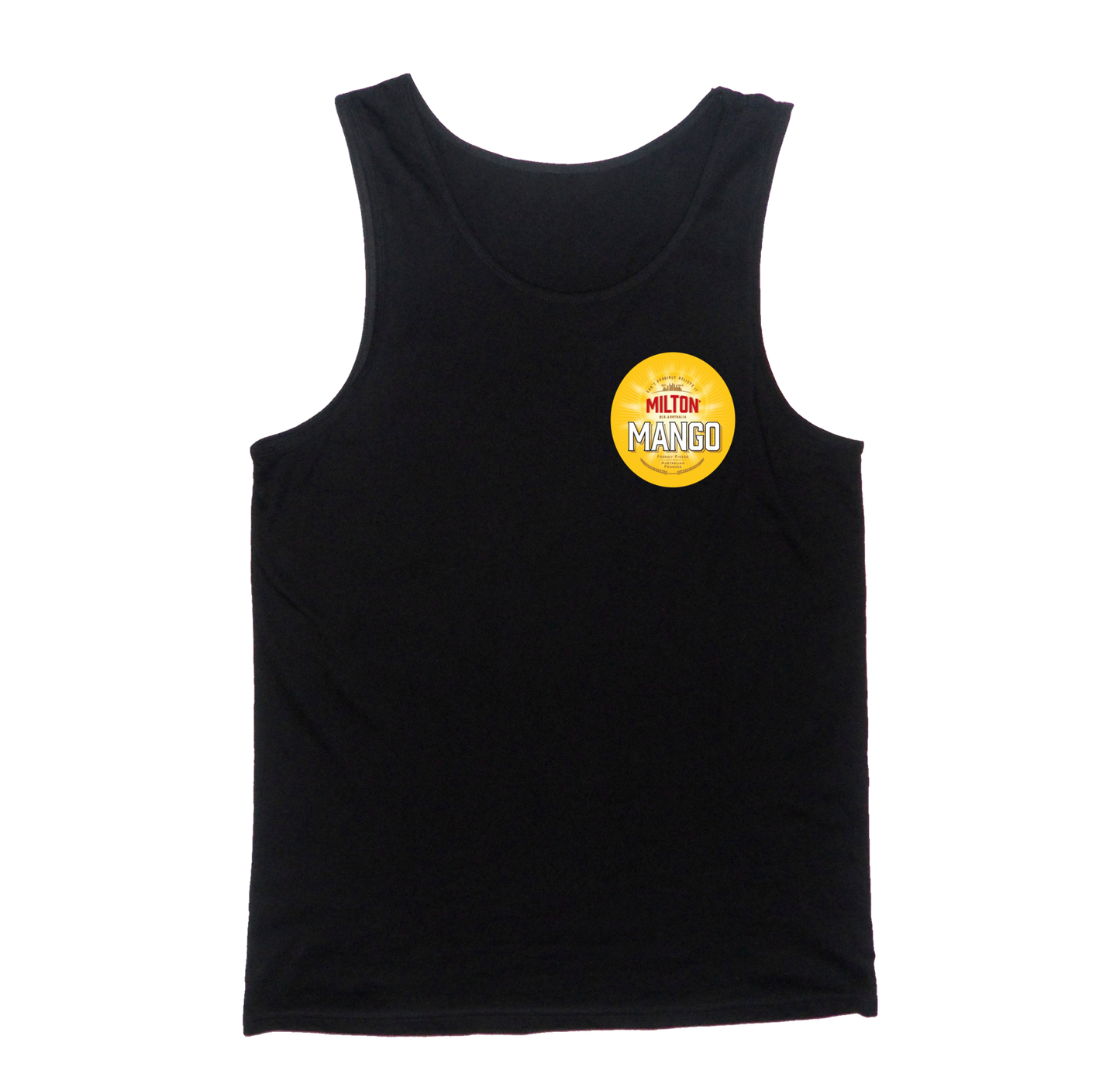 The Chalk Singlet Black