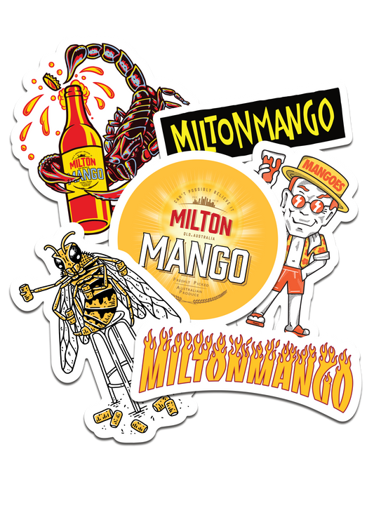 Milton Mango 6 Sticker Pack