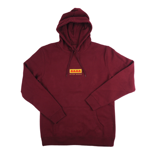 4XM Embroidered Hoodie Maroon